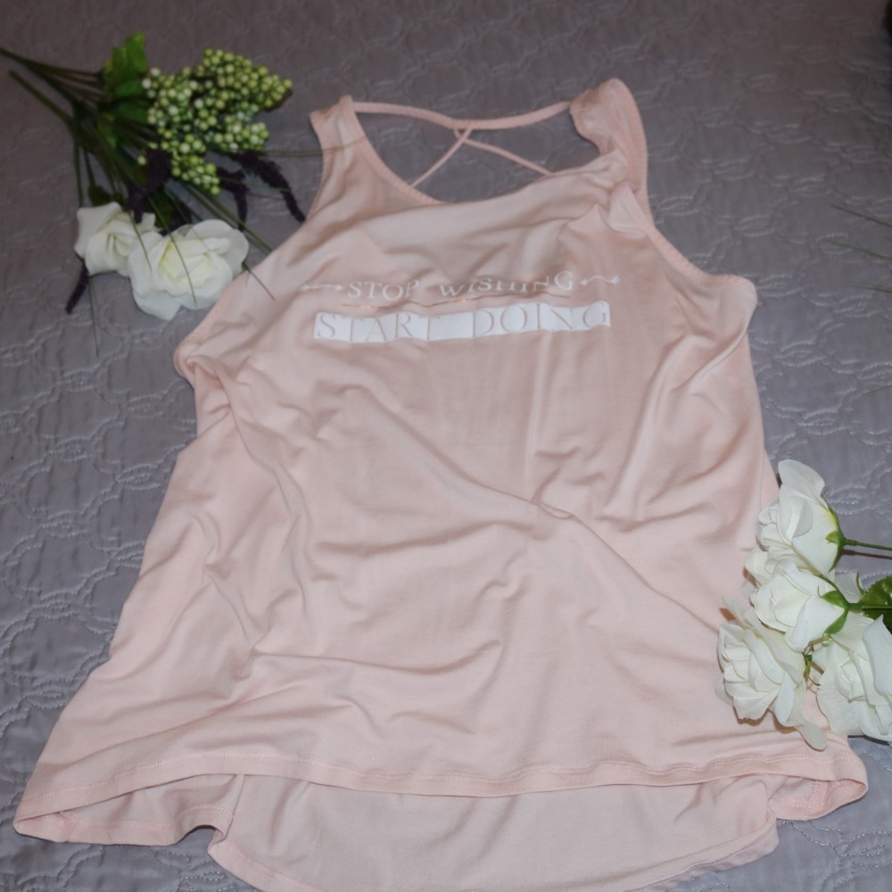 NWT CALIA Pink Graphic Tank